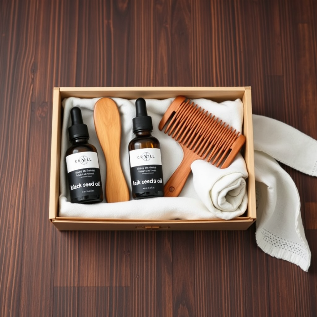 Sudanese Crown Hair Ritual Box